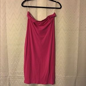 Tube top dress